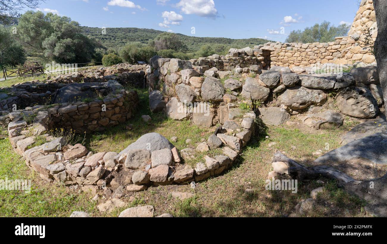 Sito archeologico di Nuraghe la Prisgiona - arzachena - Nord Sardegna Foto Stock