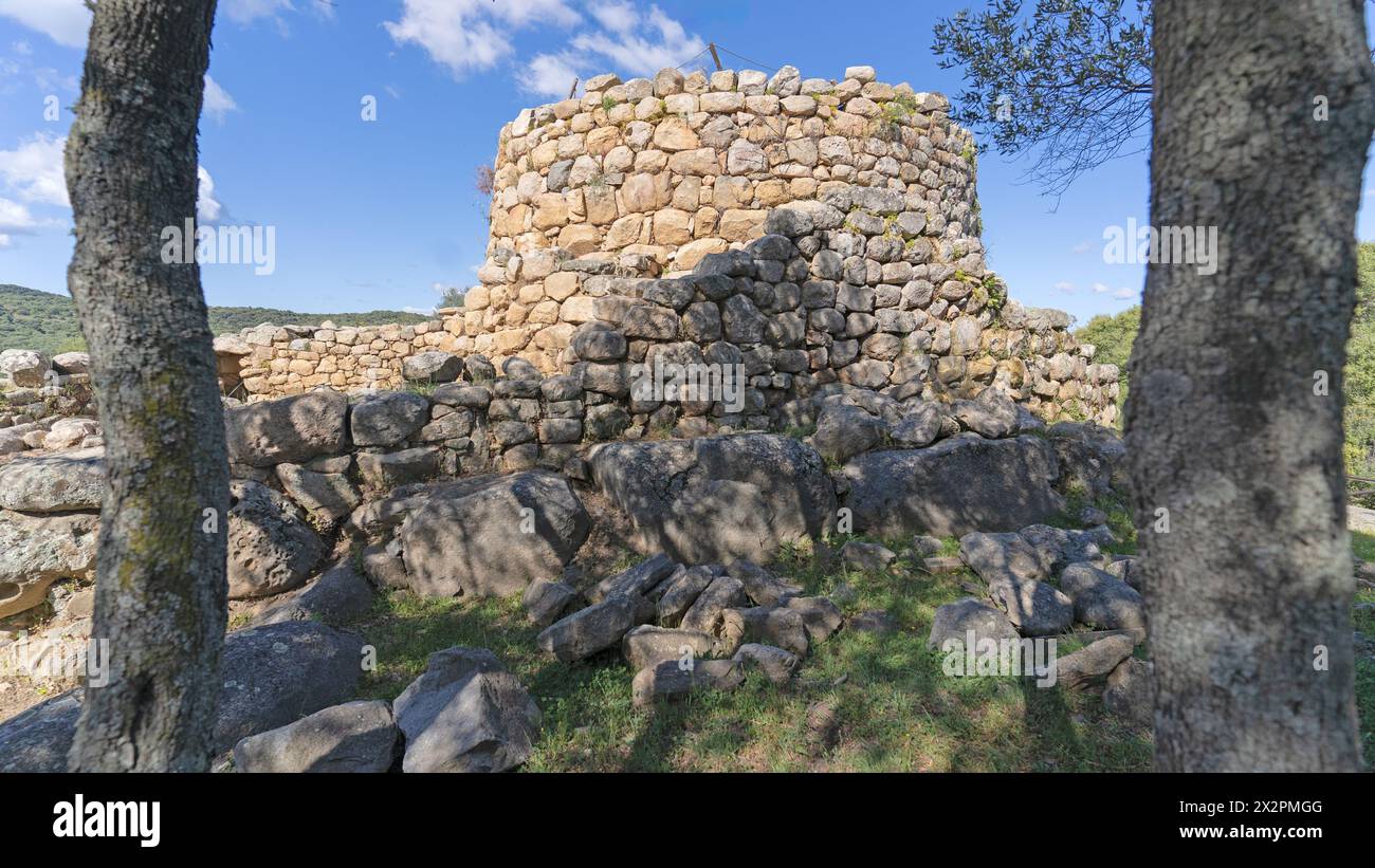 Sito archeologico di Nuraghe la Prisgiona - arzachena - Nord Sardegna Foto Stock