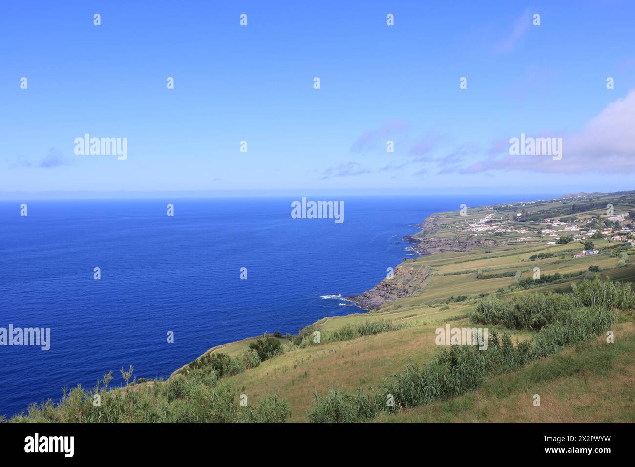 Paesaggio dell'isola di Sao Miguel, Azzorre Foto Stock