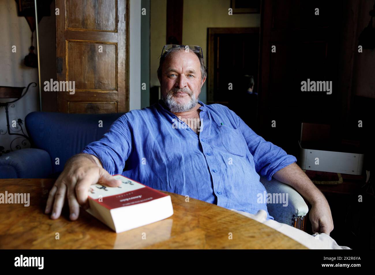 Ritratto di William Dalrymple 11/09/2022 ©Isabella De Maddalena/opale.Photo Foto Stock