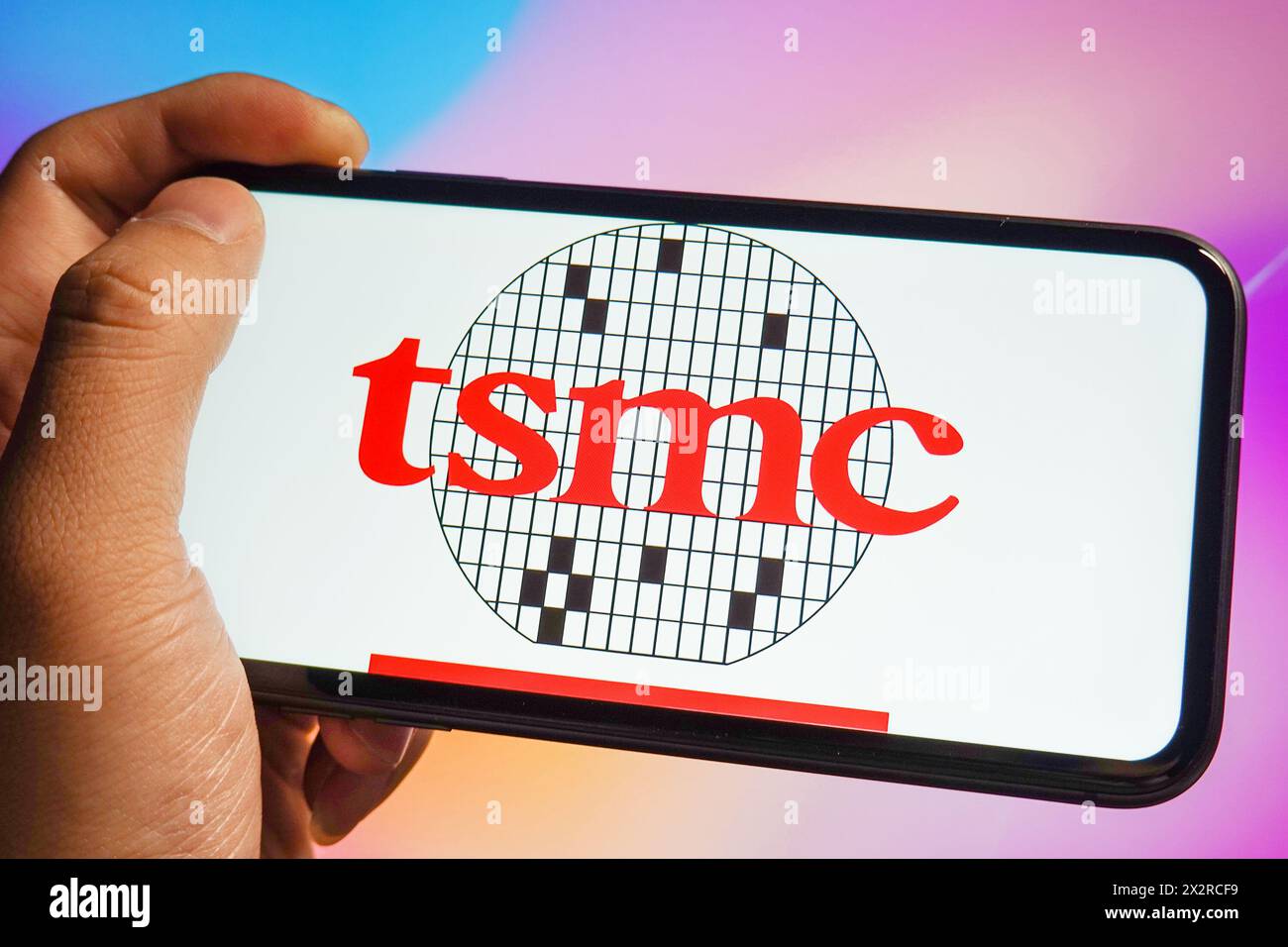 Cina. 22 aprile 2024. In questa immagine, sullo schermo di un iPhone viene visualizzato il logo Sysco Corporation. (Foto di Sheldon Cooper/SOPA Images/Sipa USA) *** esclusivamente per notizie editoriali *** credito: SIPA USA/Alamy Live News Foto Stock