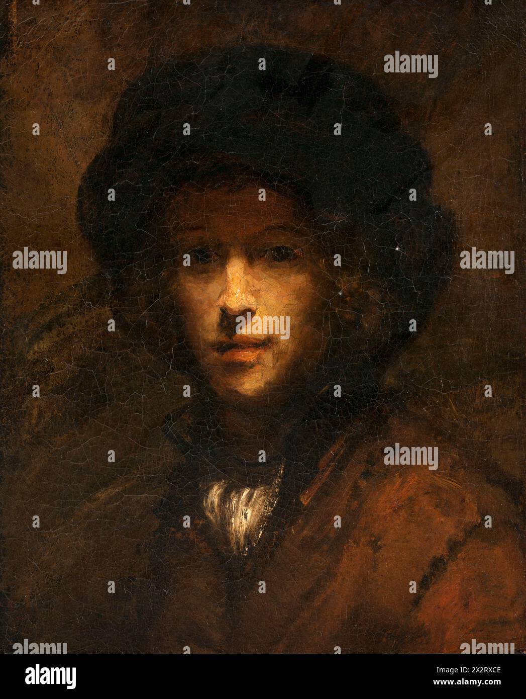 Il figlio di Rembrandt, Titus. Rembrandt Harmensz van Rijn. Tra il 1641 e il 1668. Foto Stock
