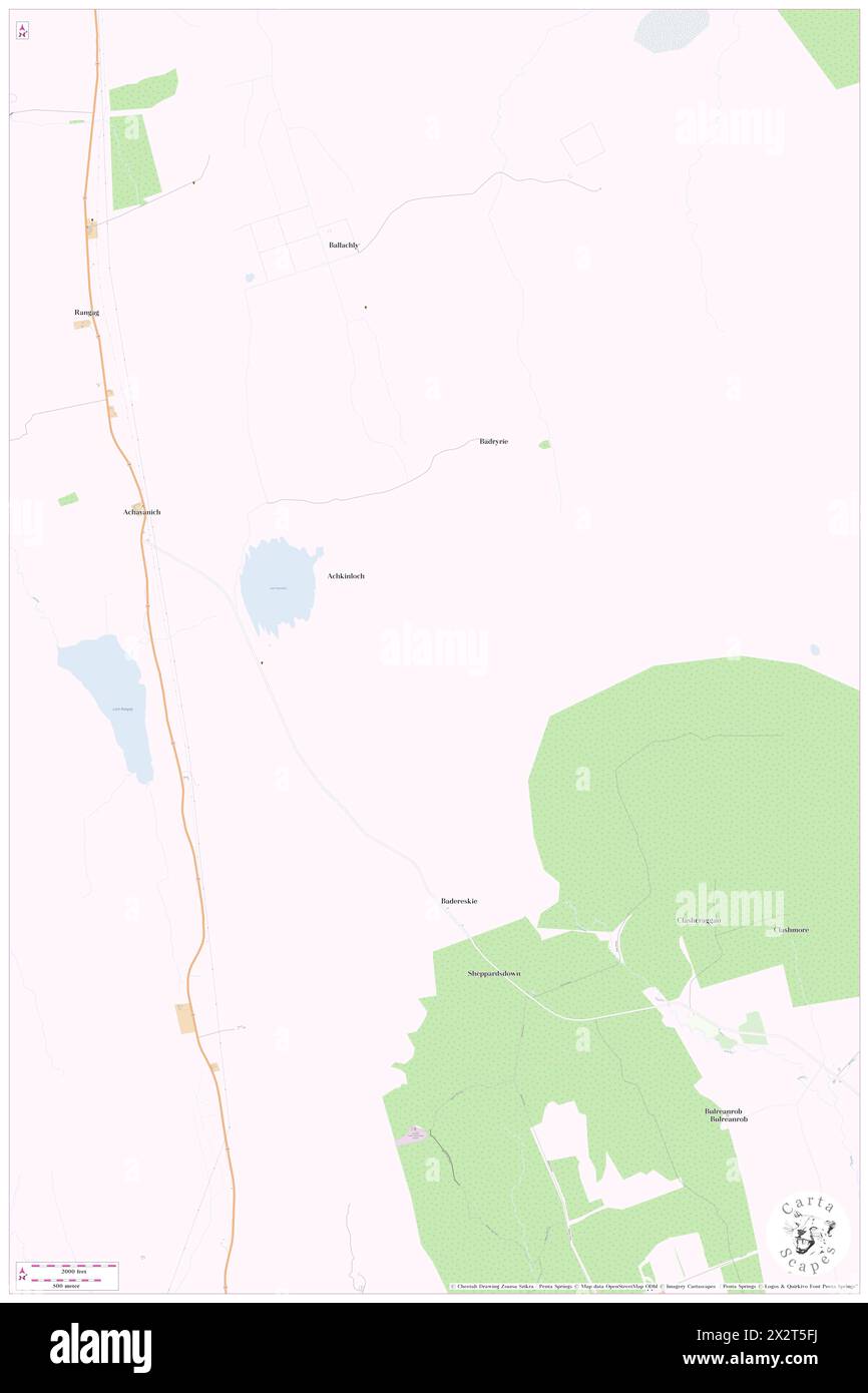 Stemster Hill, Highland, GB, Regno Unito, Scozia, N 58 21' 27'', S 3 22' 8'', MAP, Cartascapes Map pubblicata nel 2024. Esplora Cartascapes, una mappa che rivela i diversi paesaggi, culture ed ecosistemi della Terra. Viaggia attraverso il tempo e lo spazio, scoprendo l'interconnessione del passato, del presente e del futuro del nostro pianeta. Foto Stock