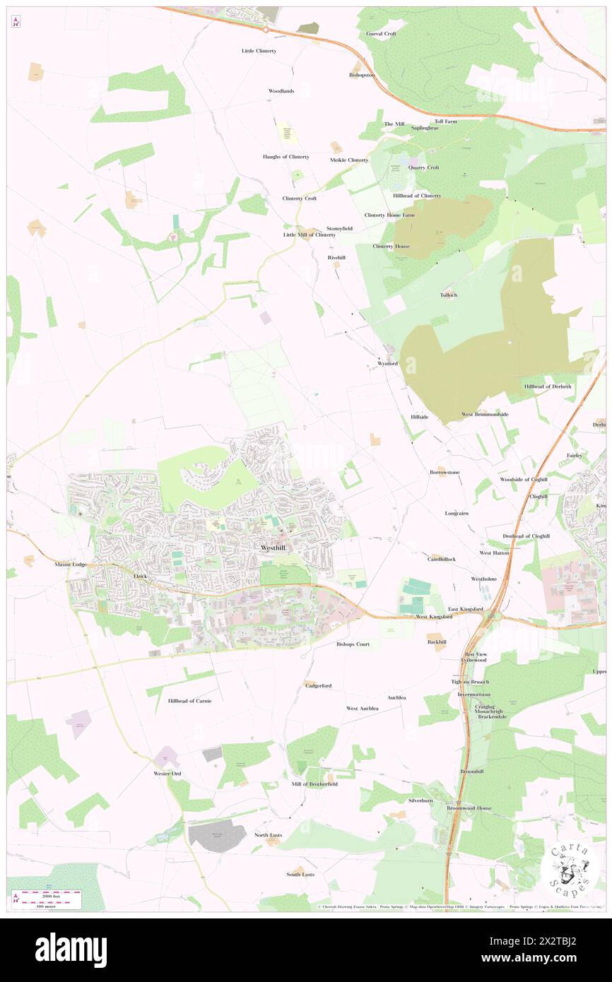 Mains of Kinmundy, Aberdeenshire, GB, Regno Unito, Scozia, N 57 9' 42'', S 2 16' 27'', MAP, Cartascapes Map pubblicata nel 2024. Esplora Cartascapes, una mappa che rivela i diversi paesaggi, culture ed ecosistemi della Terra. Viaggia attraverso il tempo e lo spazio, scoprendo l'interconnessione del passato, del presente e del futuro del nostro pianeta. Foto Stock