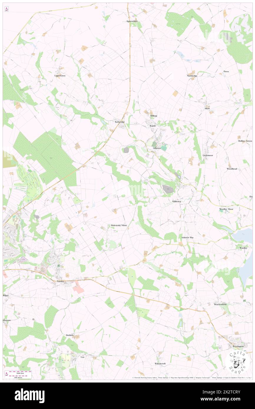 Cocking Tor, Derbyshire, GB, Regno Unito, Inghilterra, N 53 9' 12''', S 1 29' 28'', MAP, Cartascapes Map pubblicata nel 2024. Esplora Cartascapes, una mappa che rivela i diversi paesaggi, culture ed ecosistemi della Terra. Viaggia attraverso il tempo e lo spazio, scoprendo l'interconnessione del passato, del presente e del futuro del nostro pianeta. Foto Stock