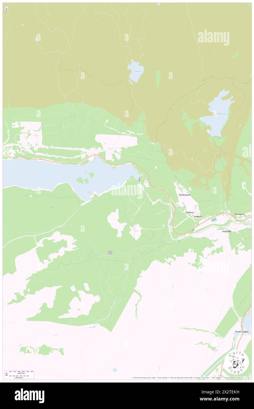 Torr an EAS Mor, Highland, GB, Regno Unito, Scozia, N 57 4' 28'', S 4 51' 2'', MAP, Cartascapes Map pubblicata nel 2024. Esplora Cartascapes, una mappa che rivela i diversi paesaggi, culture ed ecosistemi della Terra. Viaggia attraverso il tempo e lo spazio, scoprendo l'interconnessione del passato, del presente e del futuro del nostro pianeta. Foto Stock