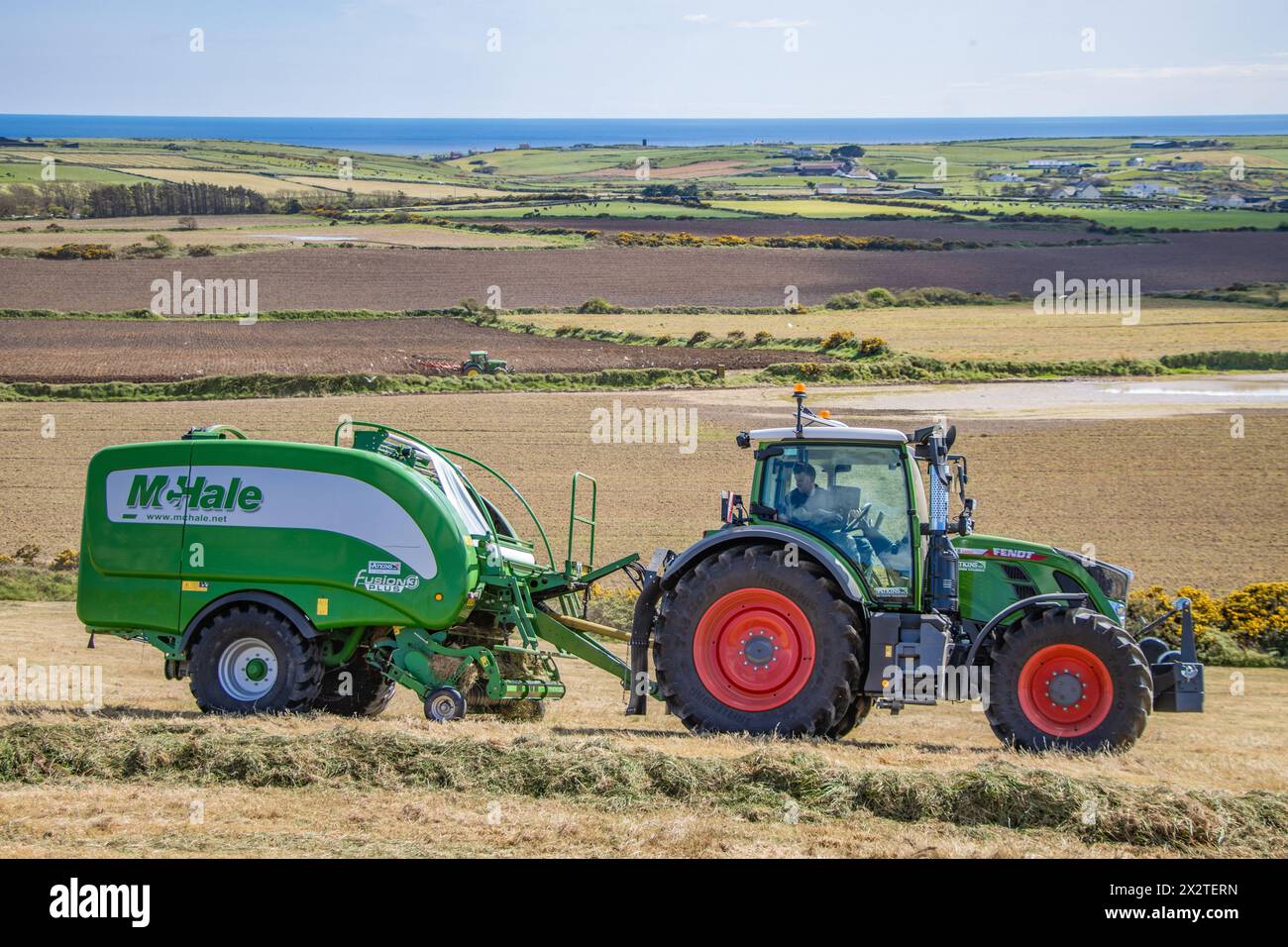 Silage Season in West Cork 2024, aprile 2024 Foto Stock