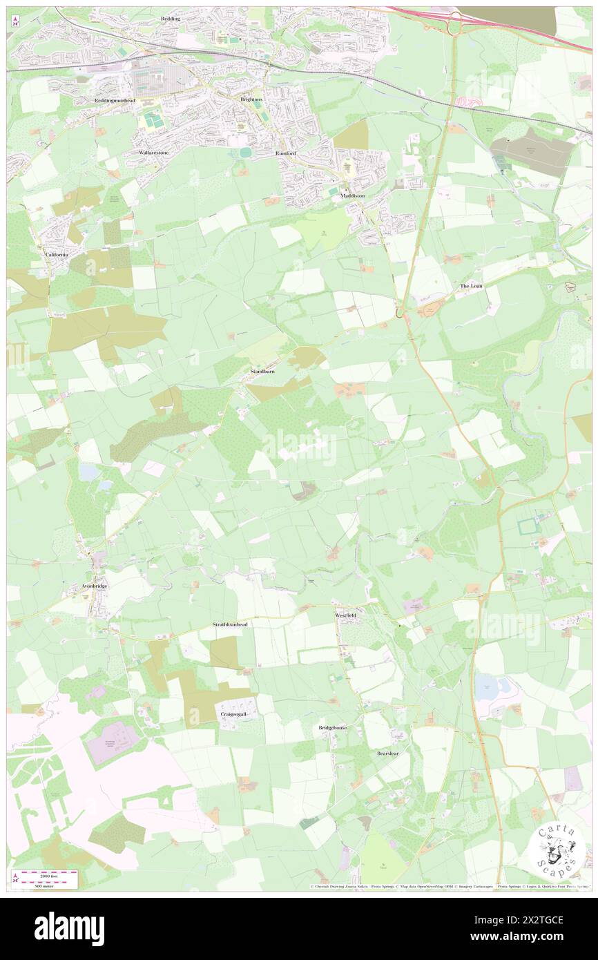 Candiehead, Falkirk, GB, Regno Unito, Scozia, N 55 56' 50'', S 3 42' 34'', MAP, Cartascapes Map pubblicata nel 2024. Esplora Cartascapes, una mappa che rivela i diversi paesaggi, culture ed ecosistemi della Terra. Viaggia attraverso il tempo e lo spazio, scoprendo l'interconnessione del passato, del presente e del futuro del nostro pianeta. Foto Stock