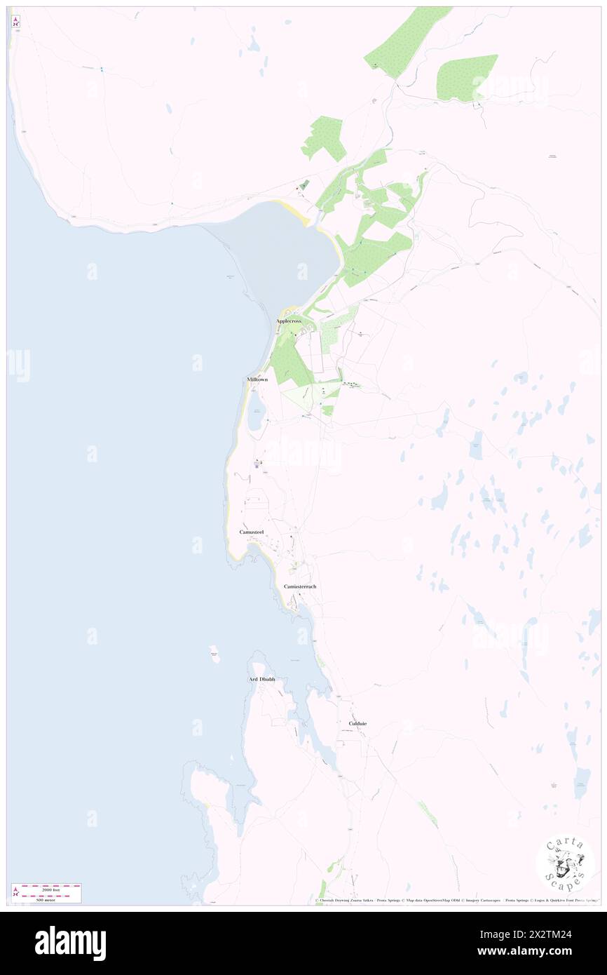 Torr Mor, Highland, GB, Regno Unito, Scozia, N 57 25' 13'', S 5 48' 43''', MAP, Cartascapes Map pubblicata nel 2024. Esplora Cartascapes, una mappa che rivela i diversi paesaggi, culture ed ecosistemi della Terra. Viaggia attraverso il tempo e lo spazio, scoprendo l'interconnessione del passato, del presente e del futuro del nostro pianeta. Foto Stock