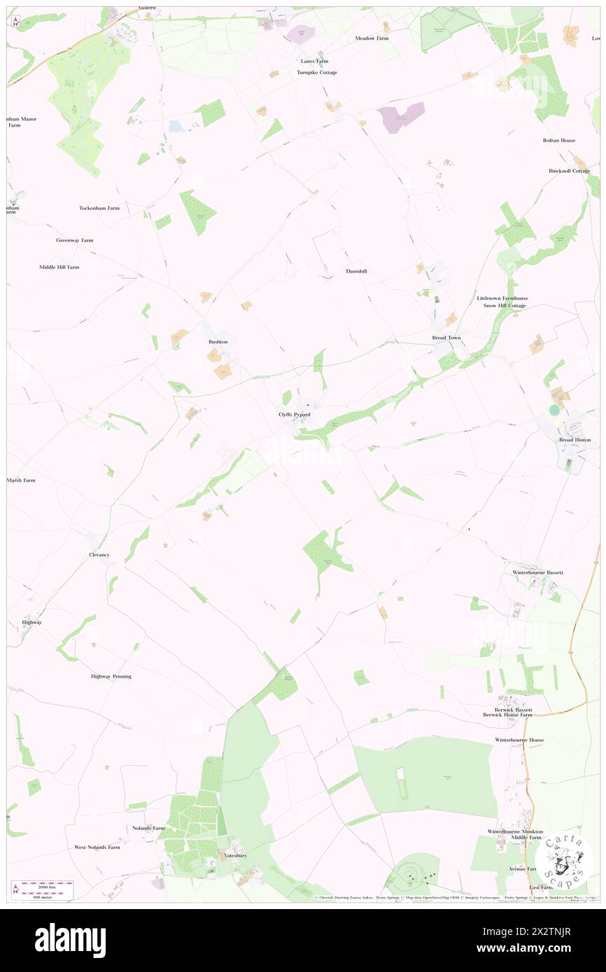 Clyffe Pypard Hill, Wiltshire, GB, Regno Unito, Inghilterra, N 51 29' 11'', S 1 53' 40'', mappa, Cartascapes Map pubblicata nel 2024. Esplora Cartascapes, una mappa che rivela i diversi paesaggi, culture ed ecosistemi della Terra. Viaggia attraverso il tempo e lo spazio, scoprendo l'interconnessione del passato, del presente e del futuro del nostro pianeta. Foto Stock