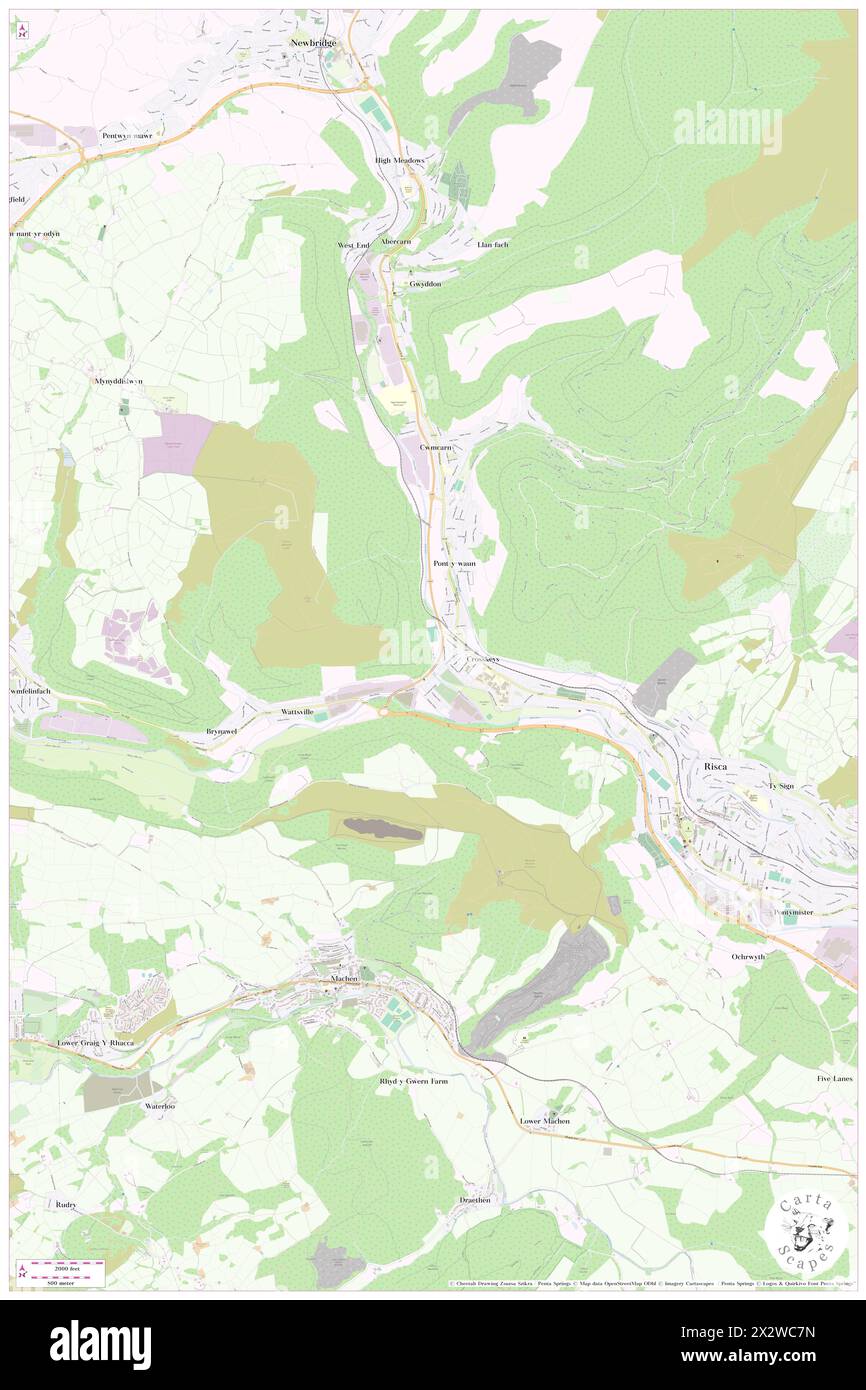 Sirhowy River, Caerphilly County Borough, GB, Regno Unito, Galles, N 51 37' 14'', S 3 7' 47''', MAP, Cartascapes Map pubblicata nel 2024. Esplora Cartascapes, una mappa che rivela i diversi paesaggi, culture ed ecosistemi della Terra. Viaggia attraverso il tempo e lo spazio, scoprendo l'interconnessione del passato, del presente e del futuro del nostro pianeta. Foto Stock