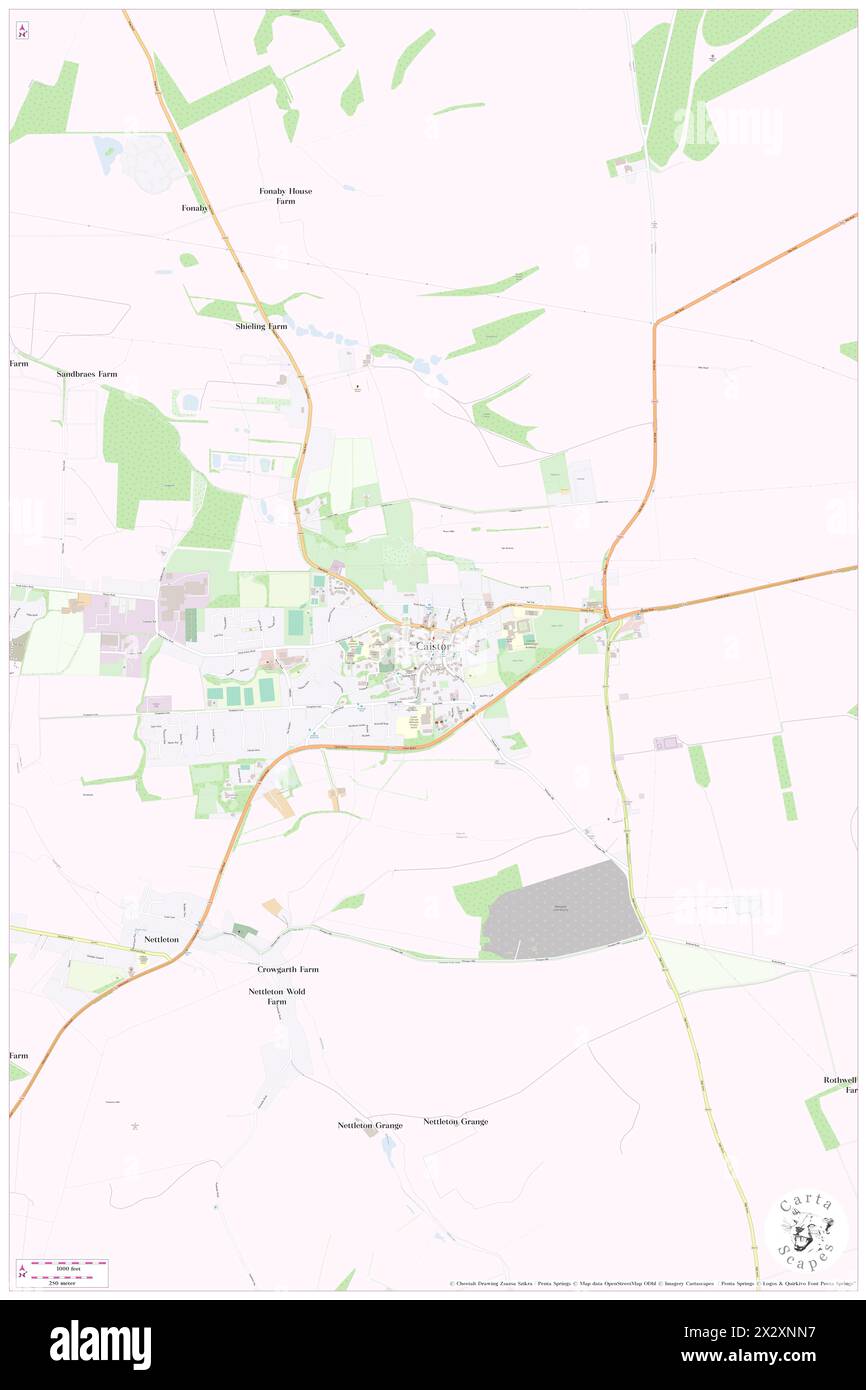 Caistor, Lincolnshire, GB, Regno Unito, Inghilterra, N 53 29' 48'', S 0 18' 55'', MAP, Cartascapes Map pubblicata nel 2024. Esplora Cartascapes, una mappa che rivela i diversi paesaggi, culture ed ecosistemi della Terra. Viaggia attraverso il tempo e lo spazio, scoprendo l'interconnessione del passato, del presente e del futuro del nostro pianeta. Foto Stock