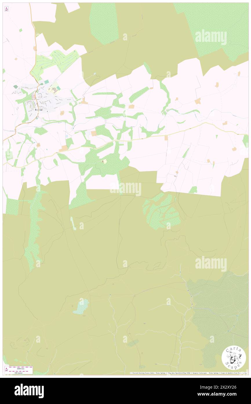 Castello di Ballikinrain, Stirling, GB, Regno Unito, Scozia, N 56 2' 59'', S 4 17' 59'', MAP, Cartascapes Map pubblicata nel 2024. Esplora Cartascapes, una mappa che rivela i diversi paesaggi, culture ed ecosistemi della Terra. Viaggia attraverso il tempo e lo spazio, scoprendo l'interconnessione del passato, del presente e del futuro del nostro pianeta. Foto Stock