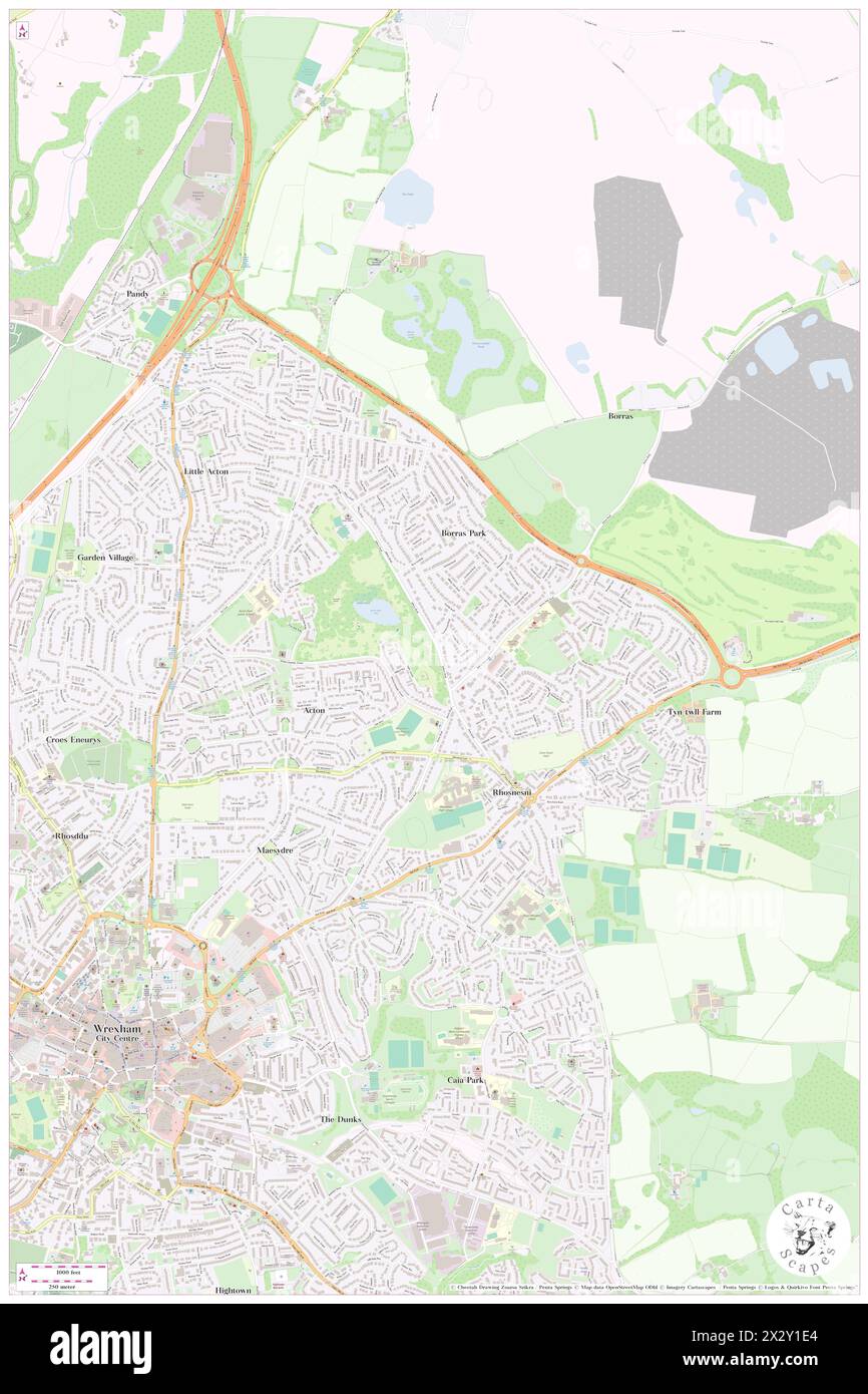 Acton, Shropshire, GB, Regno Unito, Inghilterra, N 52 27' 0'', S 3 1' 0'', MAP, Cartascapes Map pubblicata nel 2024. Esplora Cartascapes, una mappa che rivela i diversi paesaggi, culture ed ecosistemi della Terra. Viaggia attraverso il tempo e lo spazio, scoprendo l'interconnessione del passato, del presente e del futuro del nostro pianeta. Foto Stock