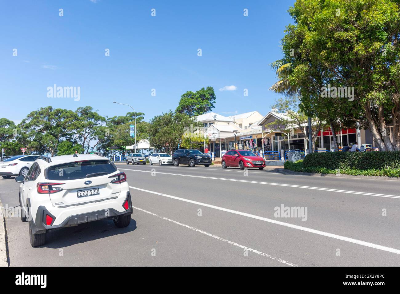 Owen Street, Huskisson, Jervis Bay Marine Park, nuovo Galles del Sud, Australia Foto Stock