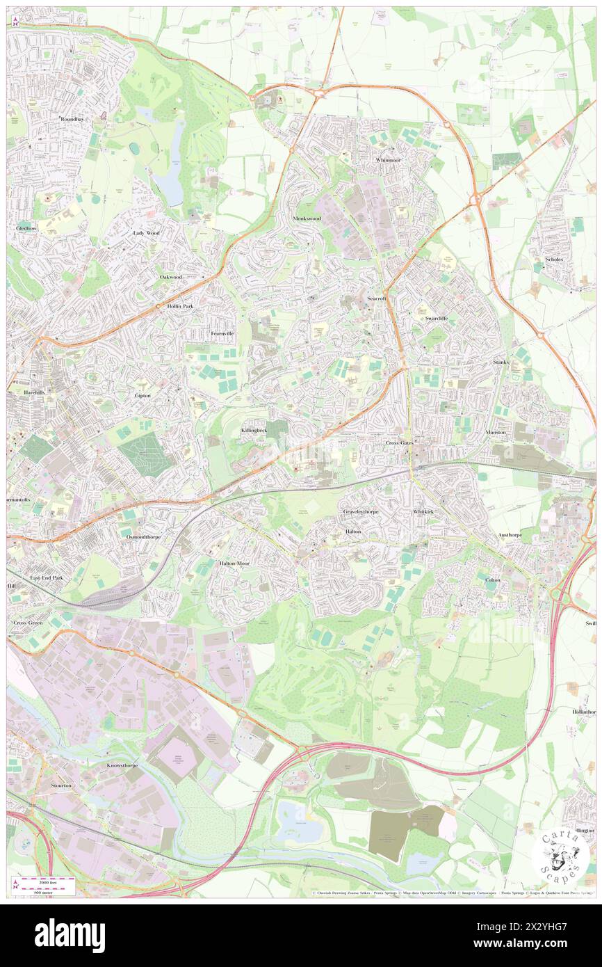 Seacroft Hospital, City and Borough of Leeds, GB, Regno Unito, Inghilterra, N 53 48' 23'', S 1 28' 15'', mappa, Cartascapes Mappa pubblicata nel 2024. Esplora Cartascapes, una mappa che rivela i diversi paesaggi, culture ed ecosistemi della Terra. Viaggia attraverso il tempo e lo spazio, scoprendo l'interconnessione del passato, del presente e del futuro del nostro pianeta. Foto Stock