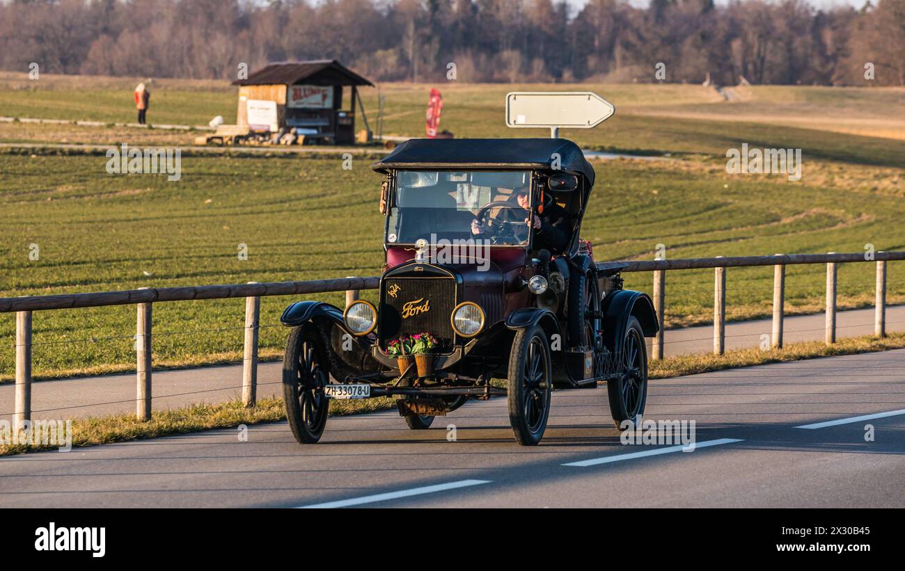 Zürich, Schweiz - 5. März 2022: Ein Ford Model T, welcher zwischen 1905 und 1927 produziert wurde. Foto Stock