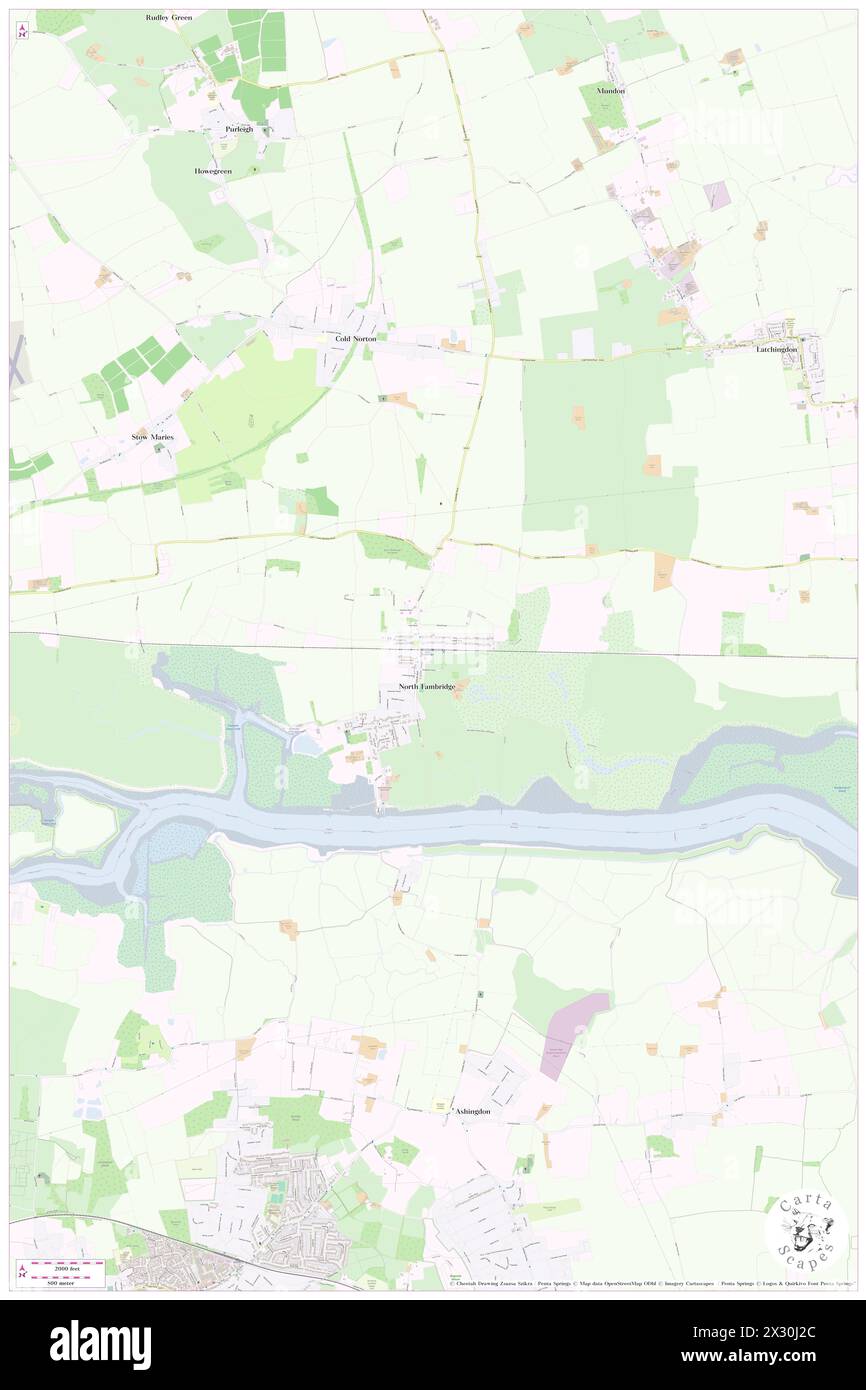 North Fambridge Railway Station, Essex, GB, Regno Unito, Inghilterra, N 51 38' 54'', N 0 40' 56'', MAP, Cartascapes Map pubblicata nel 2024. Esplora Cartascapes, una mappa che rivela i diversi paesaggi, culture ed ecosistemi della Terra. Viaggia attraverso il tempo e lo spazio, scoprendo l'interconnessione del passato, del presente e del futuro del nostro pianeta. Foto Stock