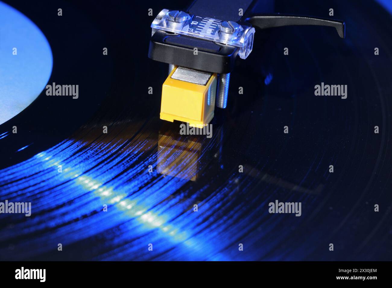 Cartuccia e stilo per mazze di registrazione retrò Foto Stock