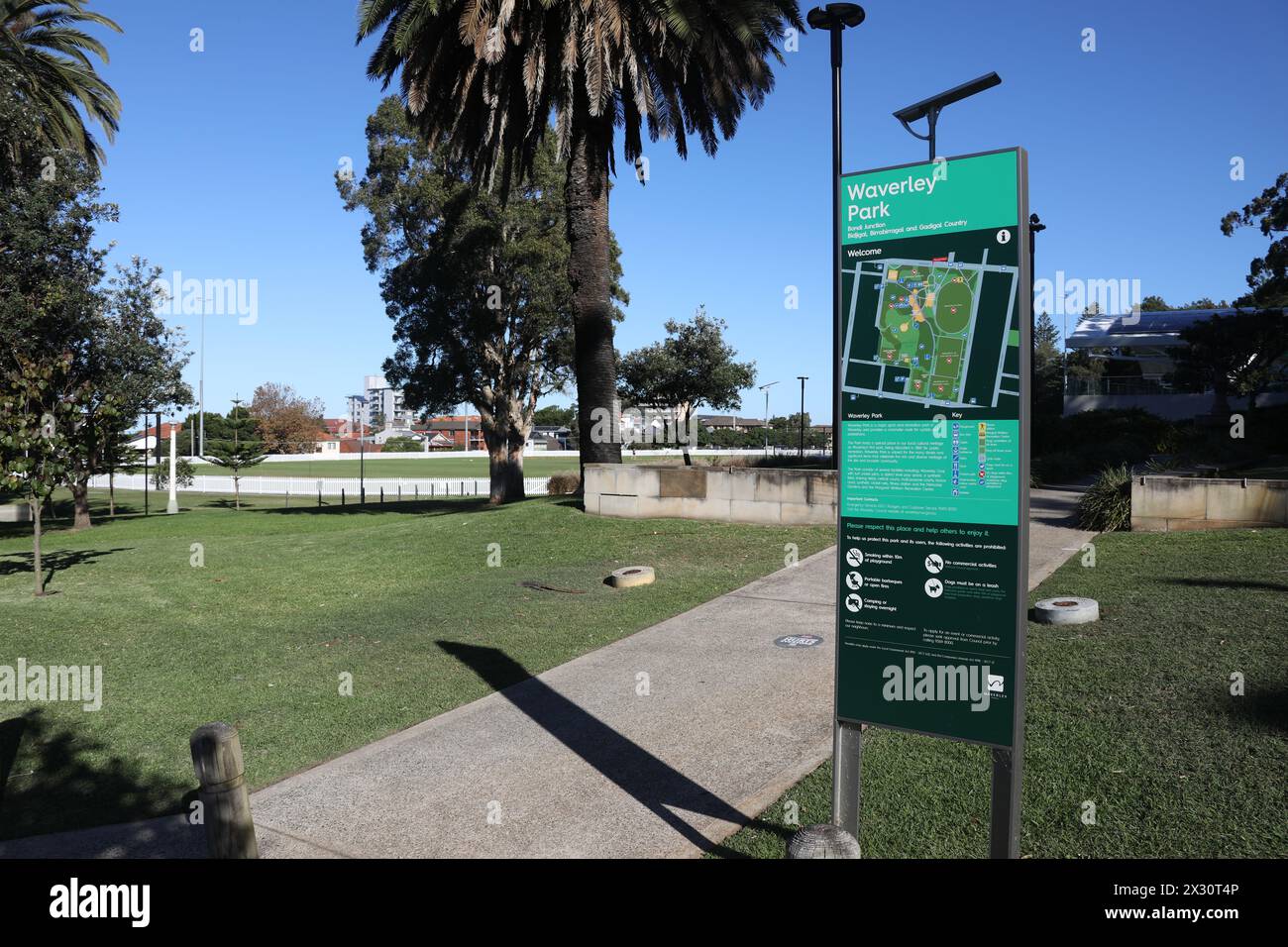 Waverley Park, Bondi Junction, Sydney, NSW, Australia Foto Stock