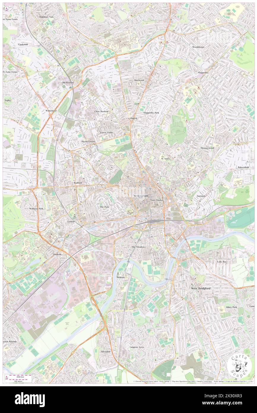 express by Holiday inn, Nottingham, Regno Unito, Inghilterra, N 52 57' 14'', S 1 9' 16'', MAP, Cartascapes Map pubblicata nel 2024. Esplora Cartascapes, una mappa che rivela i diversi paesaggi, culture ed ecosistemi della Terra. Viaggia attraverso il tempo e lo spazio, scoprendo l'interconnessione del passato, del presente e del futuro del nostro pianeta. Foto Stock