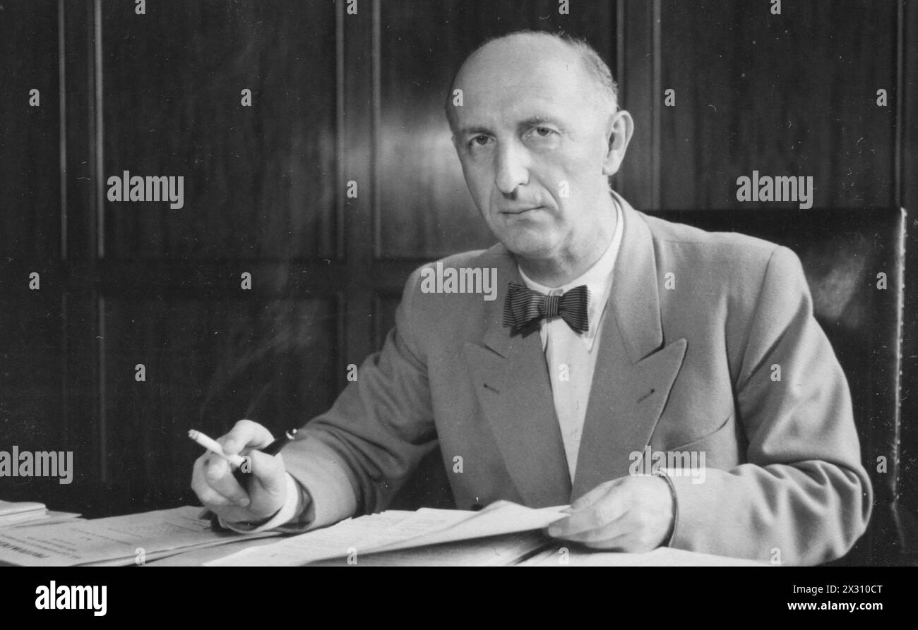 Suhr, otto, 17.8.1894 - 30.8,1957, politico tedesco (Partito Socialdemocratico di Germania) e giornalista di libera economia, anni '1930, SOLO PER USO EDITORIALE Foto Stock