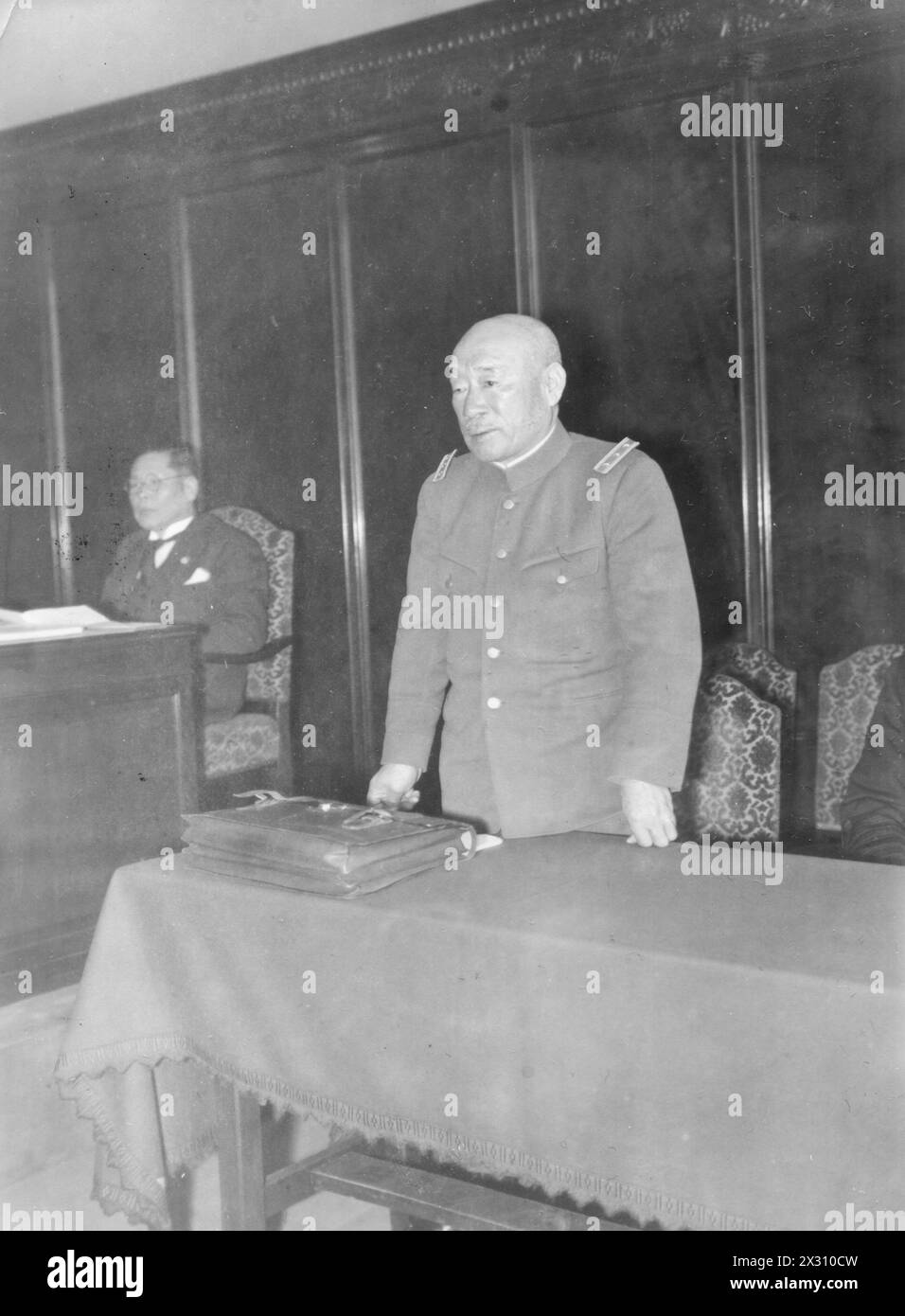 Sugiyama Hajime, 1.1.1880 - 12.9,1945, generale, Ministro dell'Esercito 1937 - 1938, ULTERIORI-DIRITTI-CLEARANCE-INFO-NOT-AVAILABLE Foto Stock