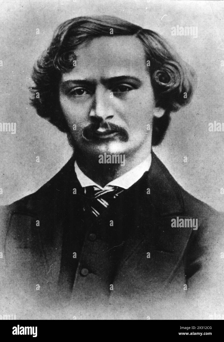 Swinburne, Algernon Charles, 5.4.1837 - 10.4,1909, poeta inglese, circa 1865, ULTERIORI-DIRITTI-AUTORIZZAZIONE-INFORMAZIONI-NON-DISPONIBILI Foto Stock