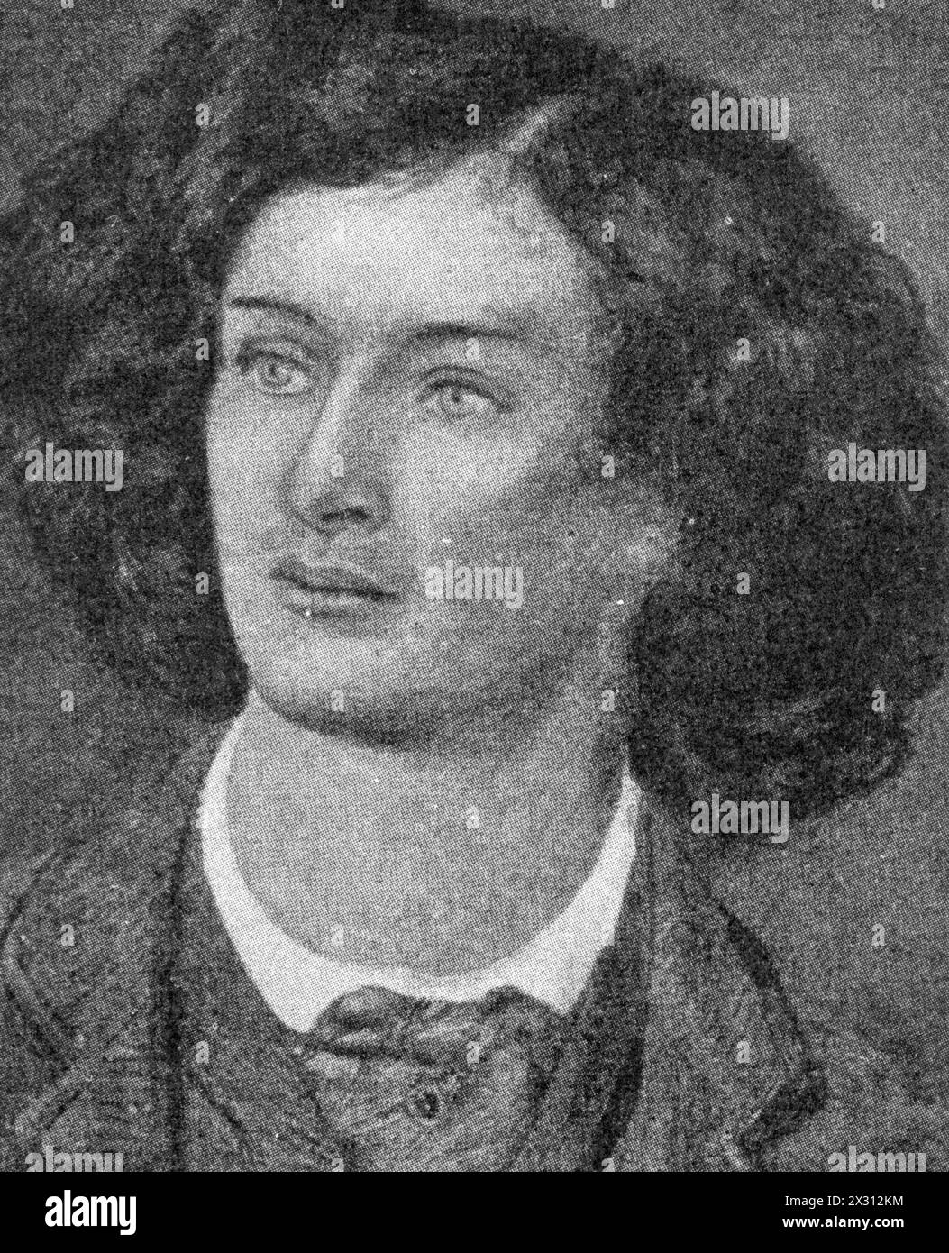 Swinburne, Algernon Charles, 5.4.1837 - 10.4,1909, poeta inglese, ADDITIONAL-RIGHTS-CLEARANCE-INFO-NOT-AVAILABLE Foto Stock