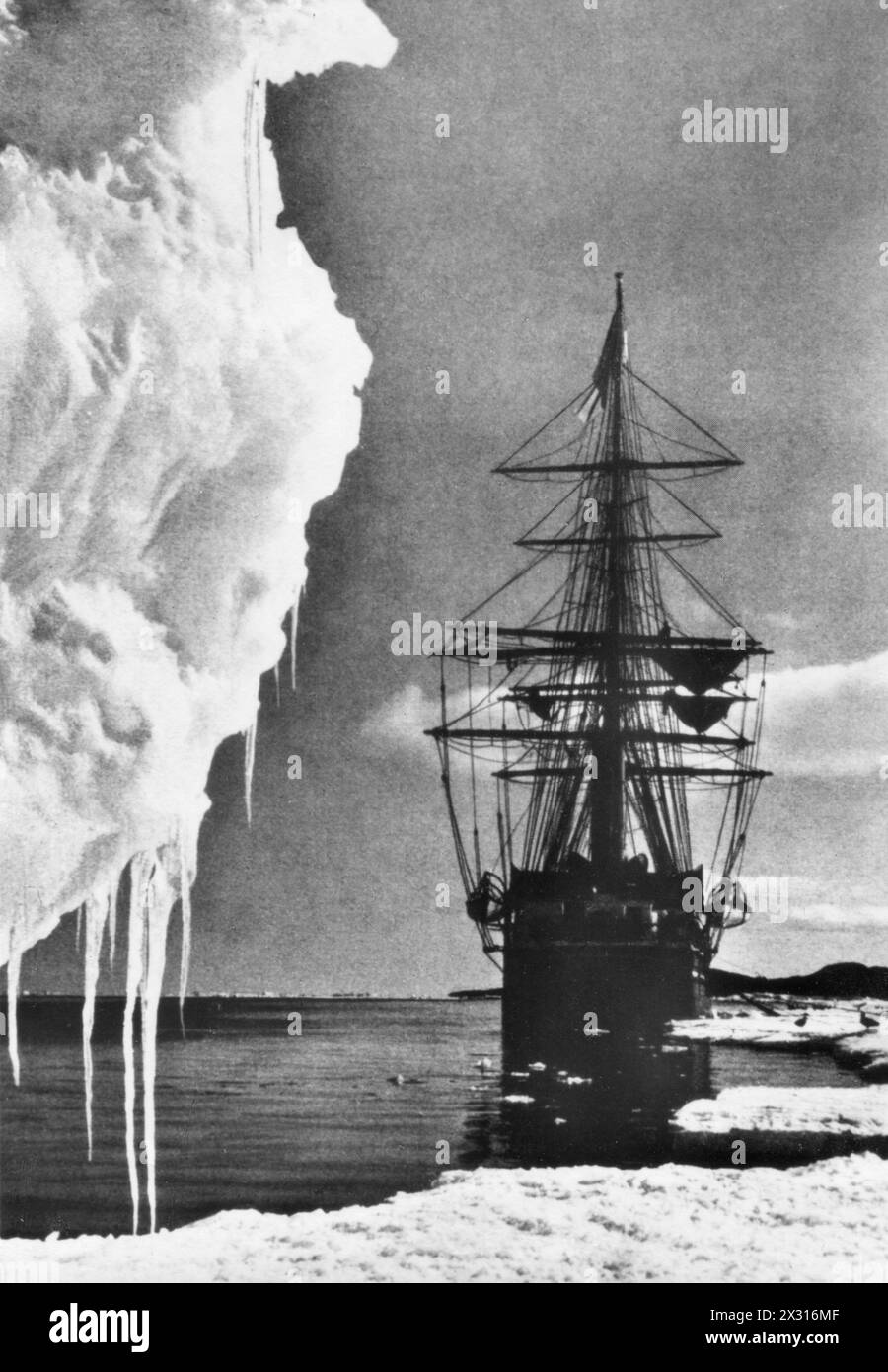 Scott, Robert Falco, 6.6.1868 - marzo 1912, British Arctic explorer, Terra Nova Expedition, ADDITIONAL-RIGHTS-CLEARANCE-INFO-NOT-AVAILABLE Foto Stock