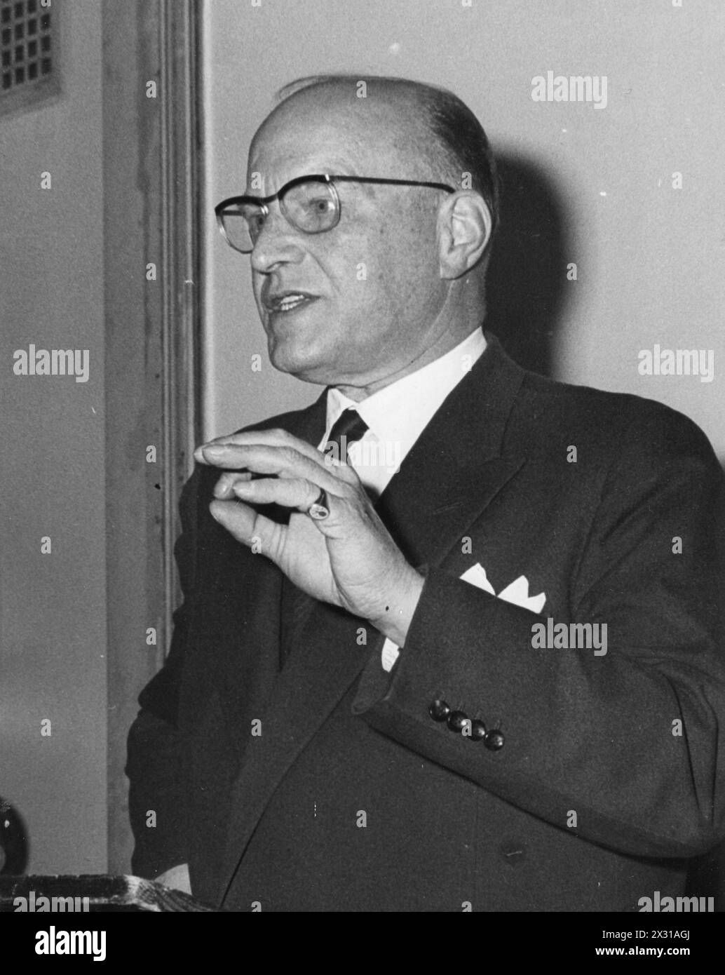 Semler, Johannes Ferdinand, 16.12.1898 - 31.1,1973, ADDITIONAL-RIGHTS-CLEARANCE-INFO-NOT-AVAILABLE Foto Stock