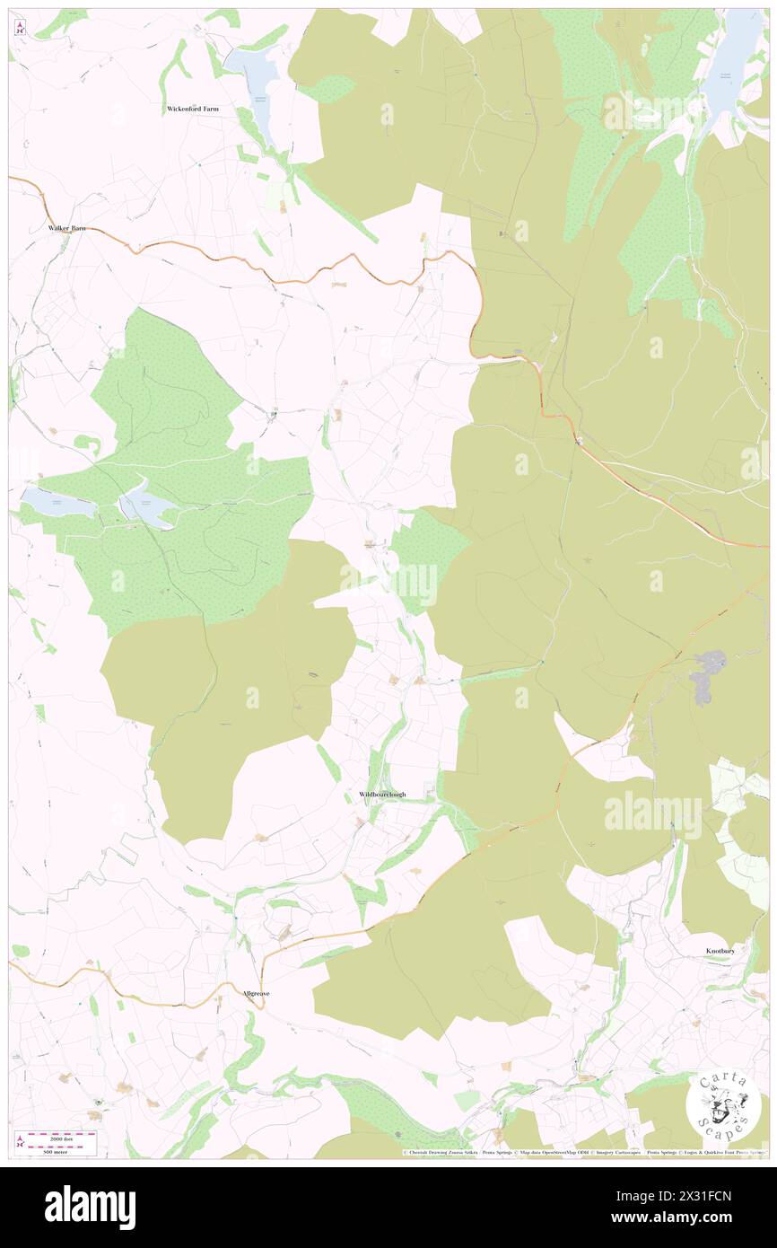 Macclesfield Forest and Wildboarclough, Cheshire East, GB, Regno Unito, Inghilterra, N 53 13' 58'', S 2 1' 29'', MAP, Cartascapes Map pubblicata nel 2024. Esplora Cartascapes, una mappa che rivela i diversi paesaggi, culture ed ecosistemi della Terra. Viaggia attraverso il tempo e lo spazio, scoprendo l'interconnessione del passato, del presente e del futuro del nostro pianeta. Foto Stock