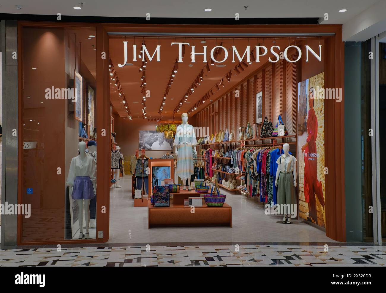 Negozio Jim Thompson in Thailandia Foto Stock
