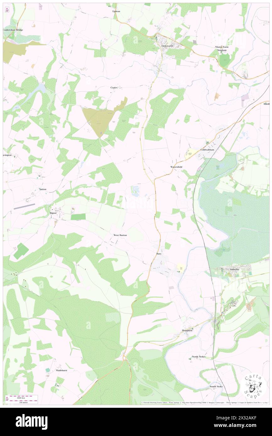 Bbury, West Sussex, GB, Regno Unito, Inghilterra, N 50 55' 28'', S 0 34' 18'', MAP, Cartascapes Map pubblicata nel 2024. Esplora Cartascapes, una mappa che rivela i diversi paesaggi, culture ed ecosistemi della Terra. Viaggia attraverso il tempo e lo spazio, scoprendo l'interconnessione del passato, del presente e del futuro del nostro pianeta. Foto Stock