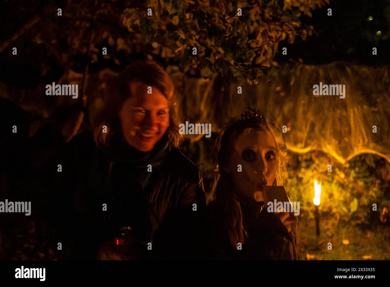 festa di Halloween Foto Stock