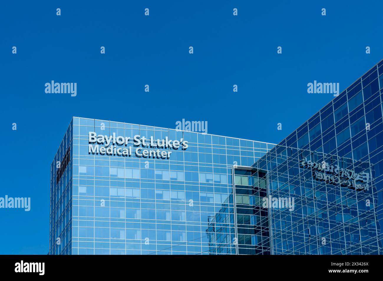 Baylor St. Luke's Medical Center presso il Texas Medical Center di Houston, Texas, Stati Uniti. Foto Stock
