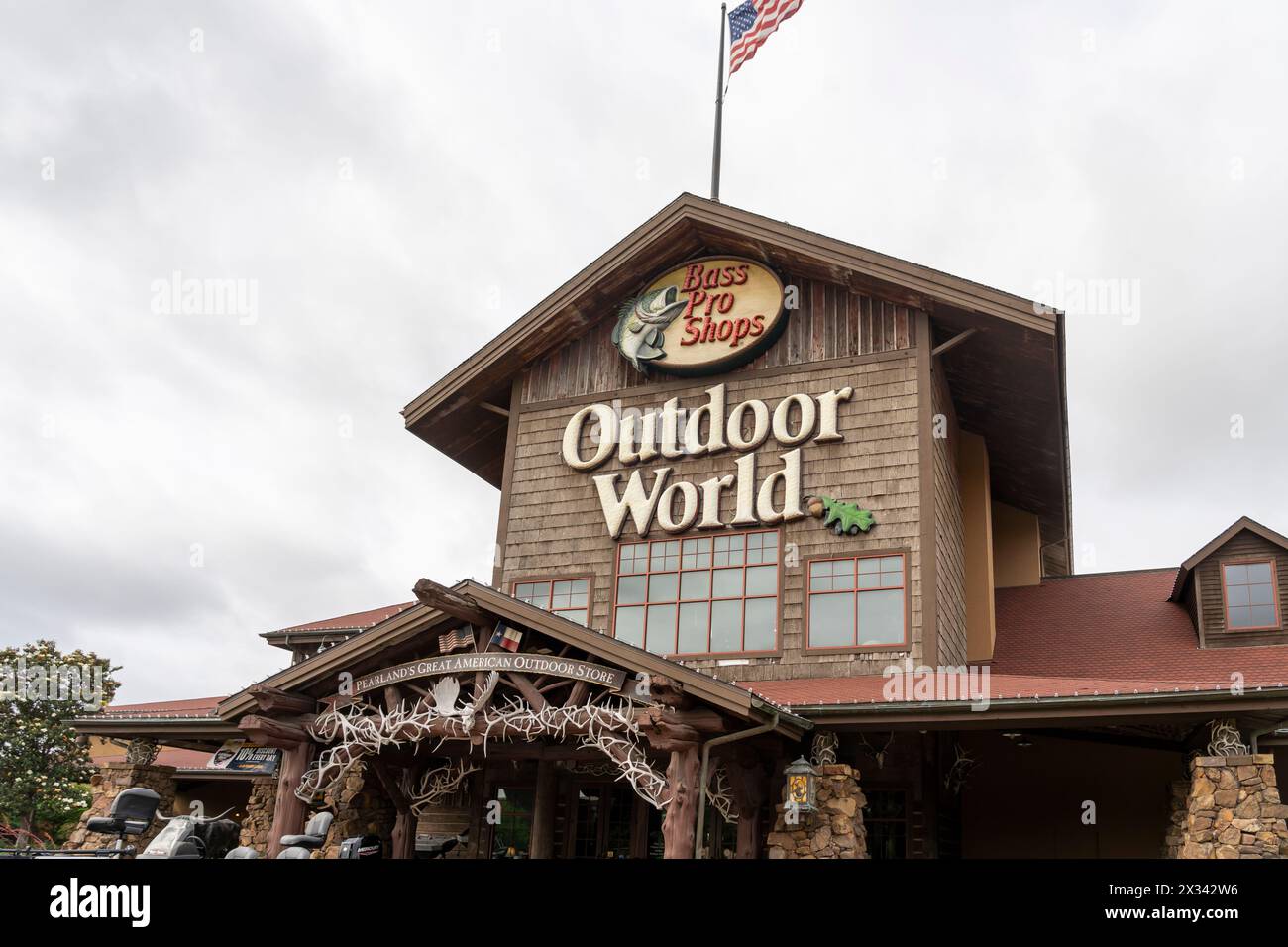 Negozio Bass Pro Shops a Pearland, Texas, Stati Uniti. Foto Stock