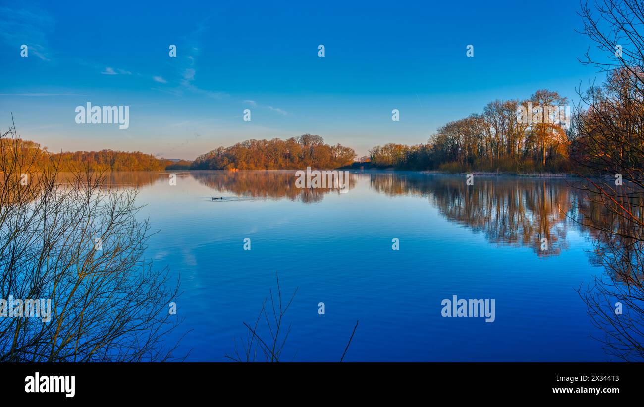 Swithland Reservoir, Swithland, Leicestershire Foto Stock