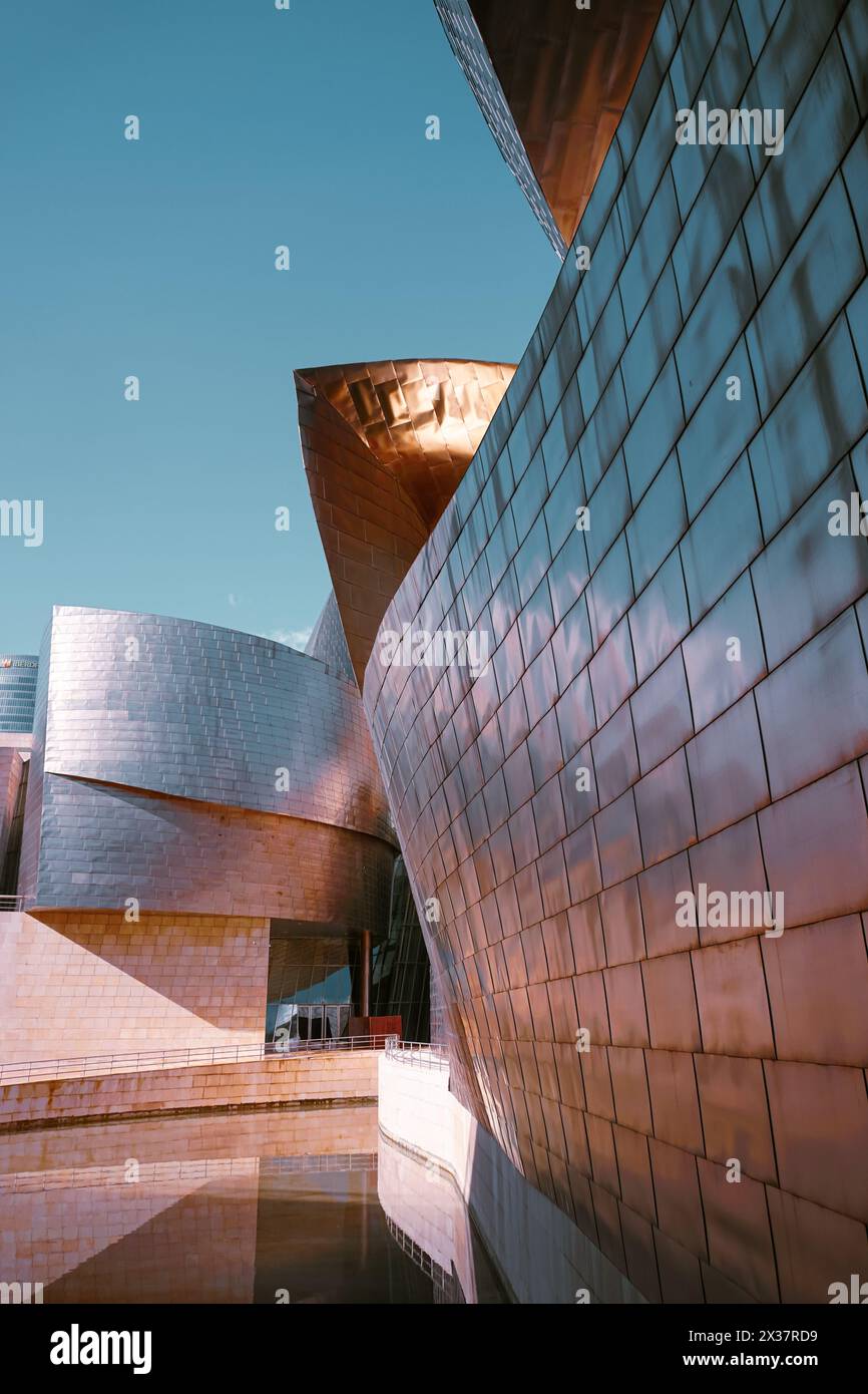 Museo Guggenheim architettura di Bilbao, destinazioni turistiche di Bilbao Foto Stock