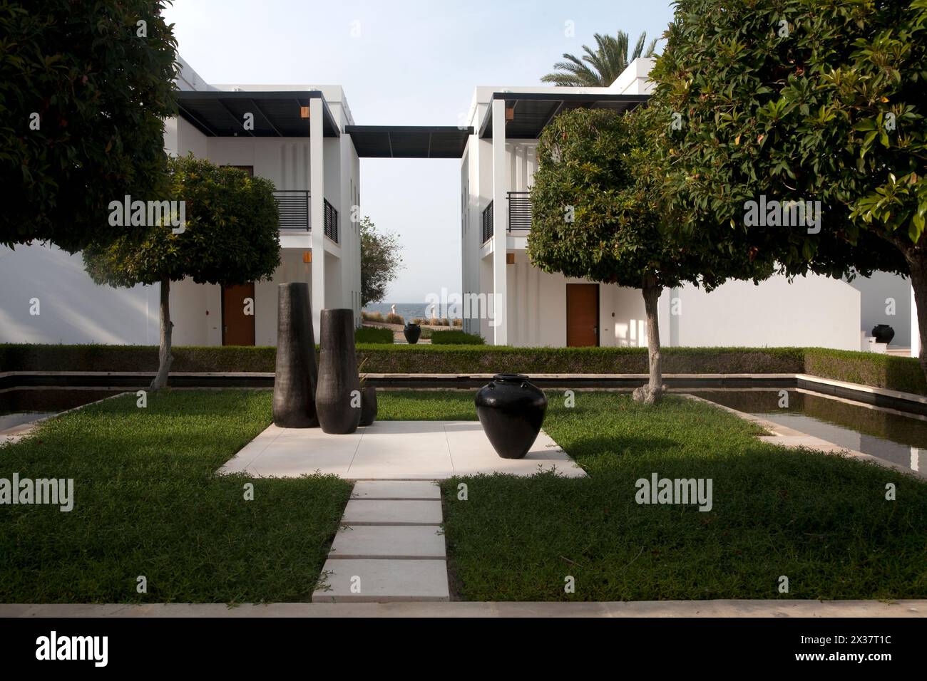 camere a due piani, il chedi hotel muscat oman medio oriente Foto Stock