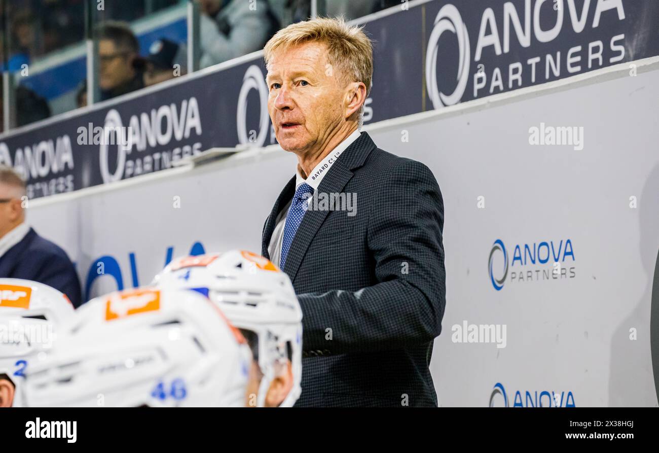 Rob Cookson, Assistenztrainer dei Lions ZSC. Leoni Auch er neu an der banda der ZSC. (Kloten, Schweiz, 27.01.2023) Foto Stock