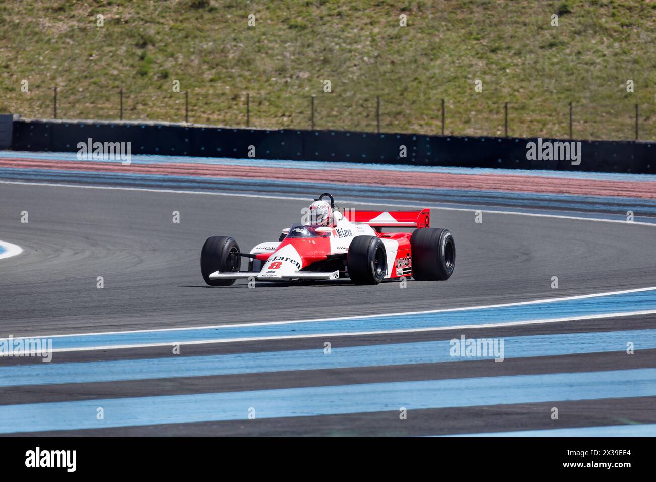 GP de France Historique 2024 al circuito Paul Ricard, Castellet, FRANCIA, 19/04/2024 Florent 'MrCrash' B. Foto Stock