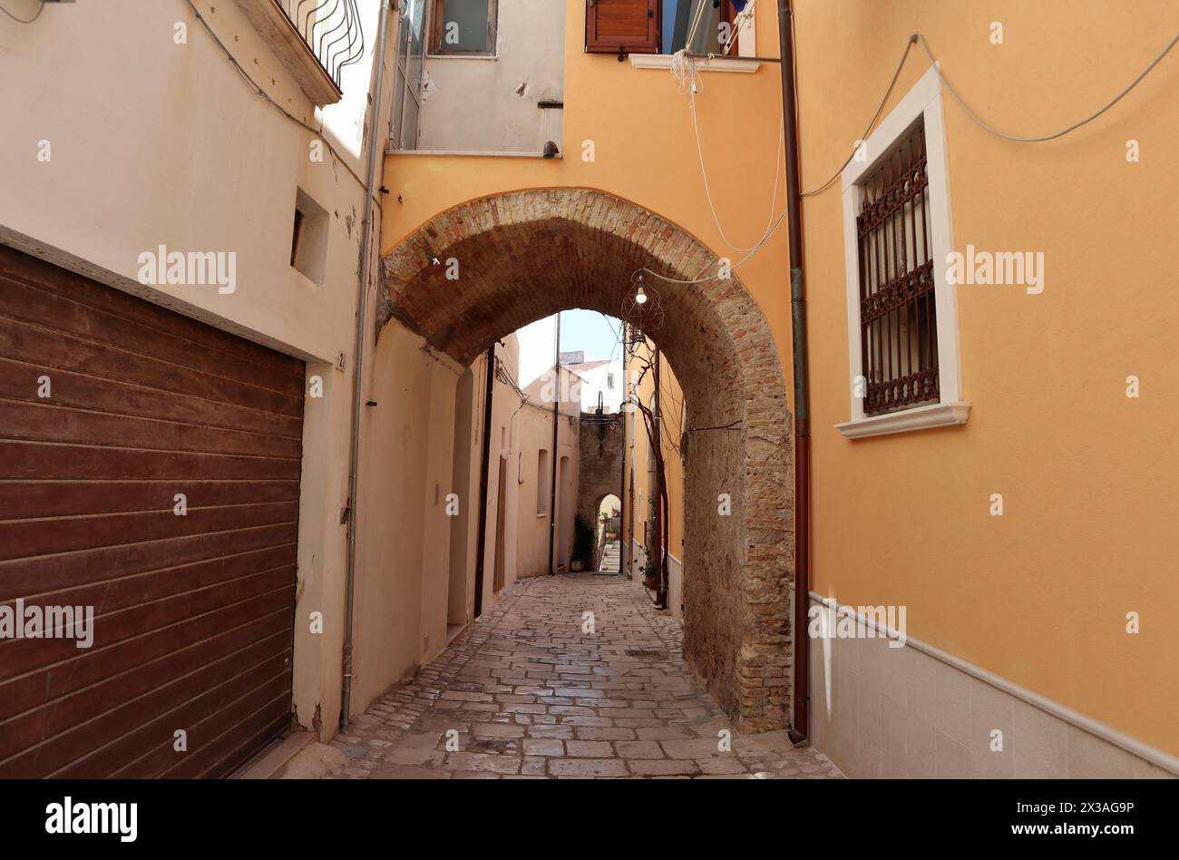 Termoli - Vicolo da via Duomo Foto Stock