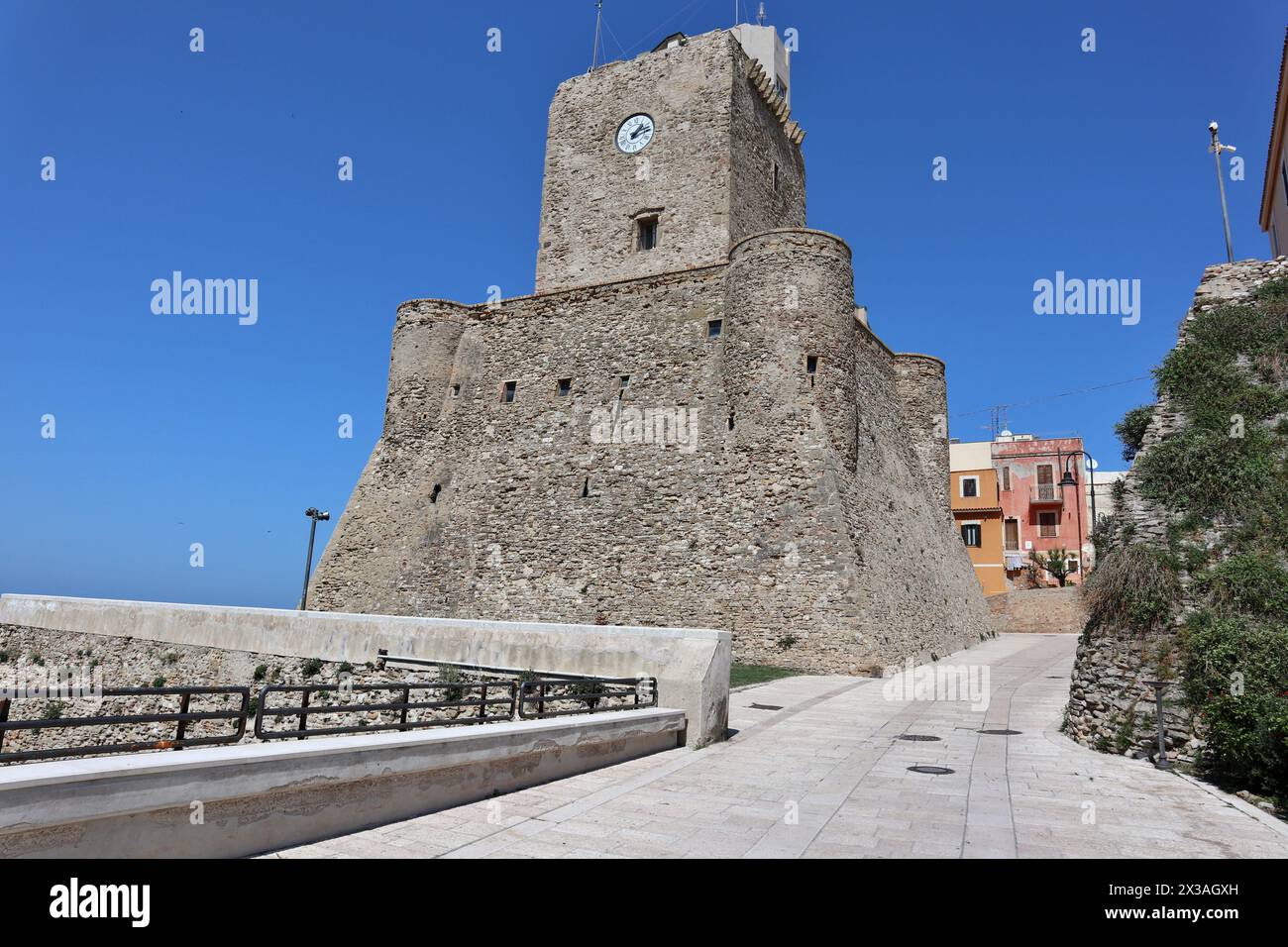 Termoli - largo Pie' di Castello Foto Stock