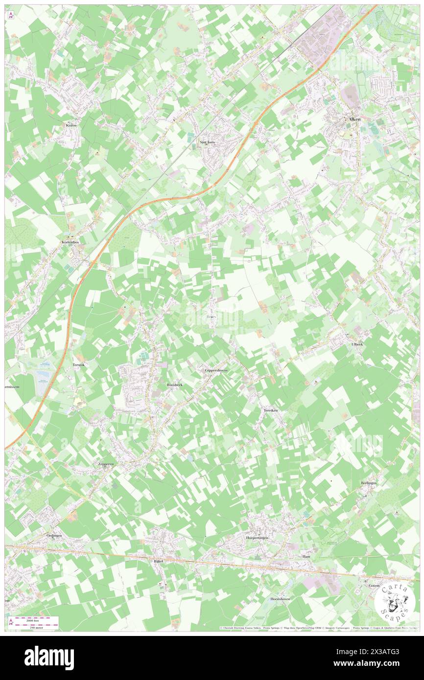 Eigen, Provincie Limburg, BE, Belgio, Fiandre, N 50 50' 41'', N 5 16' 24'', MAP, Cartascapes Map pubblicata nel 2024. Esplora Cartascapes, una mappa che rivela i diversi paesaggi, culture ed ecosistemi della Terra. Viaggia attraverso il tempo e lo spazio, scoprendo l'interconnessione del passato, del presente e del futuro del nostro pianeta. Foto Stock