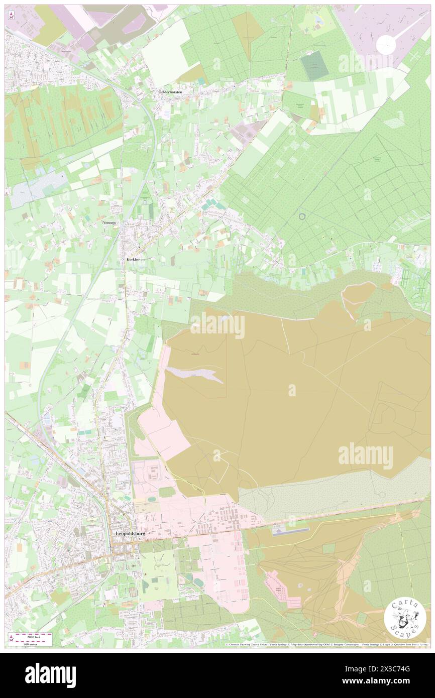 Kraanven, Provincie Limburg, BE, Belgio, Fiandre, N 51 8' 59'', N 5 16' 59'', MAP, Cartascapes Map pubblicata nel 2024. Esplora Cartascapes, una mappa che rivela i diversi paesaggi, culture ed ecosistemi della Terra. Viaggia attraverso il tempo e lo spazio, scoprendo l'interconnessione del passato, del presente e del futuro del nostro pianeta. Foto Stock