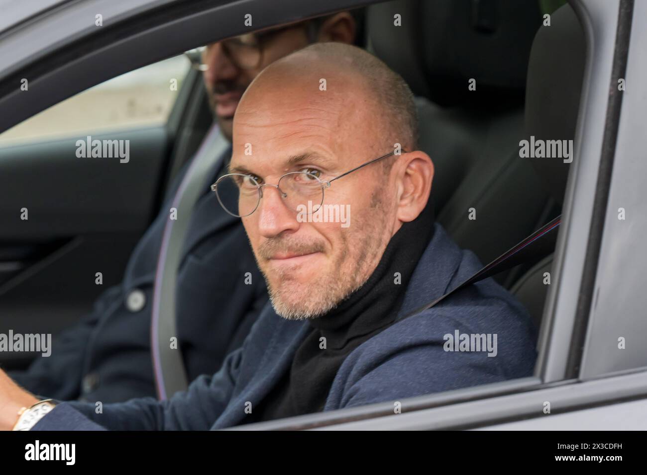 2024-04-25 Spoed beraad bij AFC Ajax AMSTERDAM, PAESI BASSI - APRILE 25: Alex Kroes arriveerd voor het Spoed beraad bij AFC Ajax op Sportpark De Toekomst op 25 aprile 2024 ad Amsterdam, Paesi Bassi foto di Kees Kuijt/BSR Agency 66412335.jpg Amsterdam Sportpark De Toekomst Paesi Bassi contenuto non disponibile per la ridistribuzione nei Paesi Bassi direttamente o indirettamente tramite terzi. Copyright: XBSRxAgencyx Foto Stock