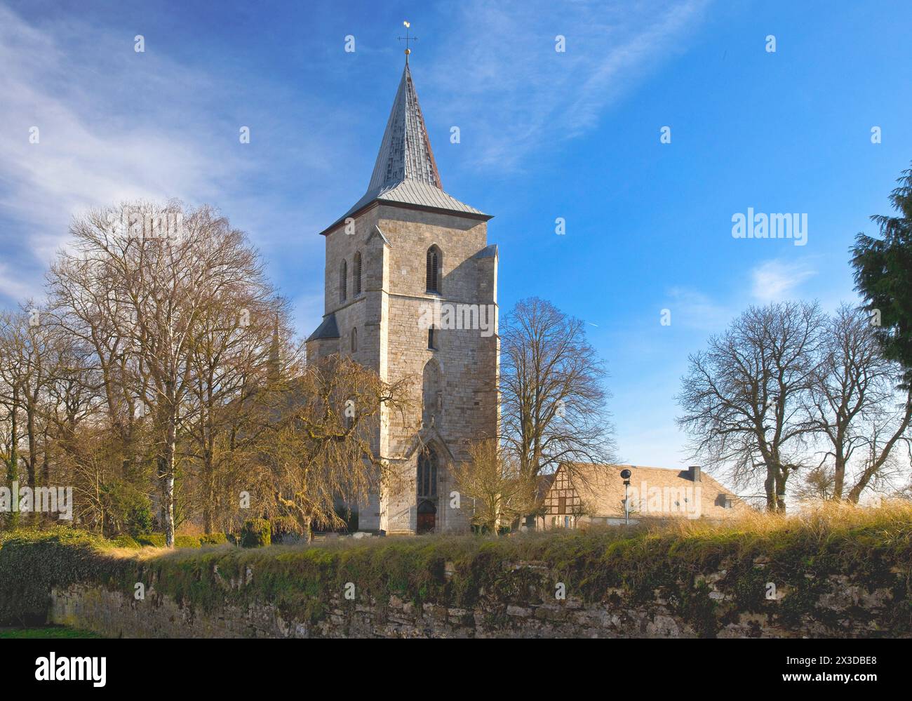 Chiesa Collegiata di San Pietro e San Paolo a Obermarsberg, Germania, Renania settentrionale-Vestfalia, Sauerland, Marsberg Foto Stock