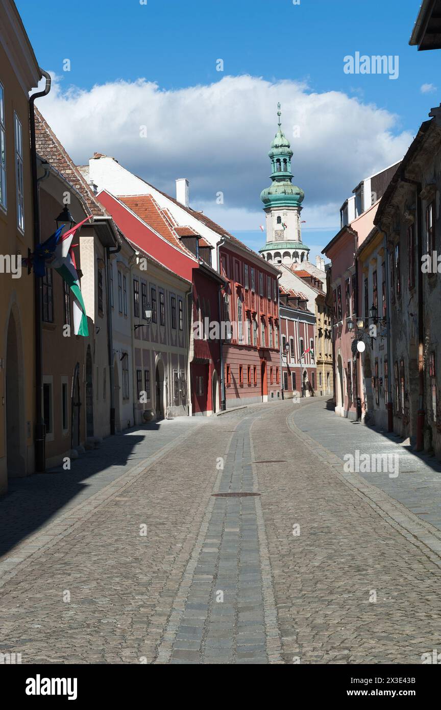 Sopron, contea di Győr-Moson-Sopron, regione della Transdanubia occidentale, Ungheria Foto Stock