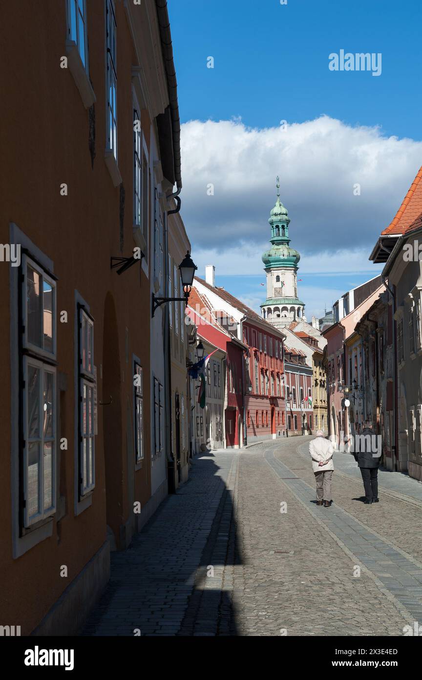 Sopron, contea di Győr-Moson-Sopron, regione della Transdanubia occidentale, Ungheria Foto Stock